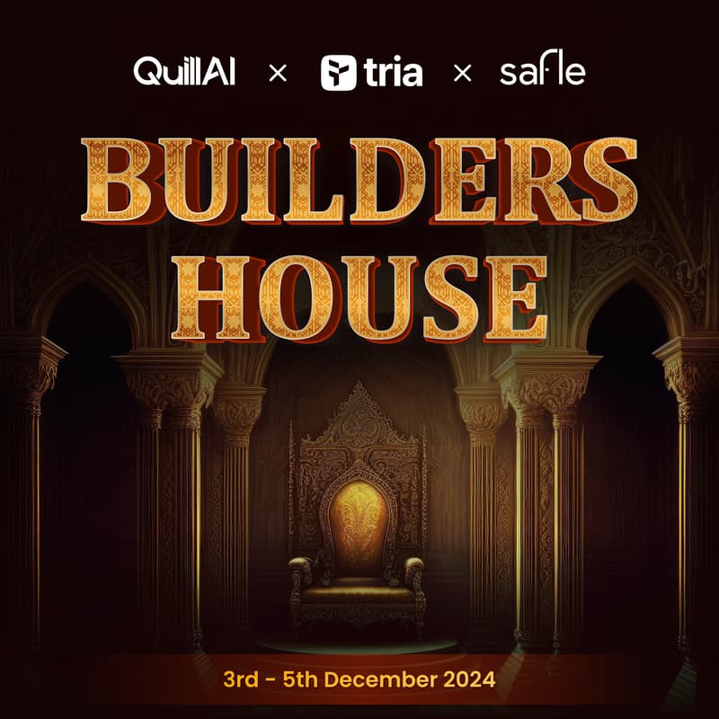 Cover Image for Builders House at IBW with QuillAI X SAFLE X Tria