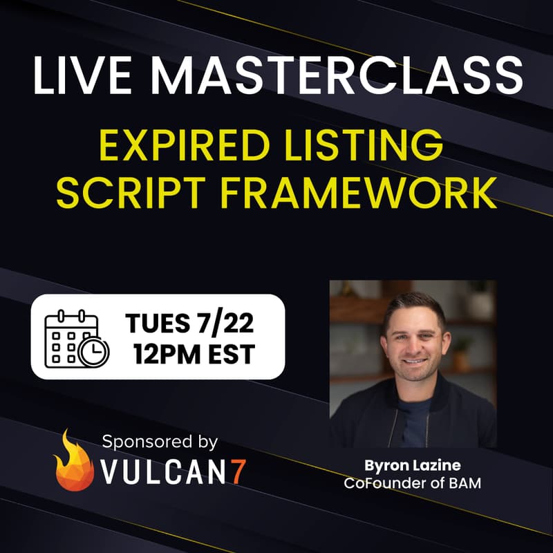 Cover Image for Expired Listing Script Framework with Byron Lazine