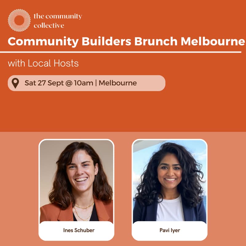 Cover Image for 🏵 Community Builders Brunch Melbourne