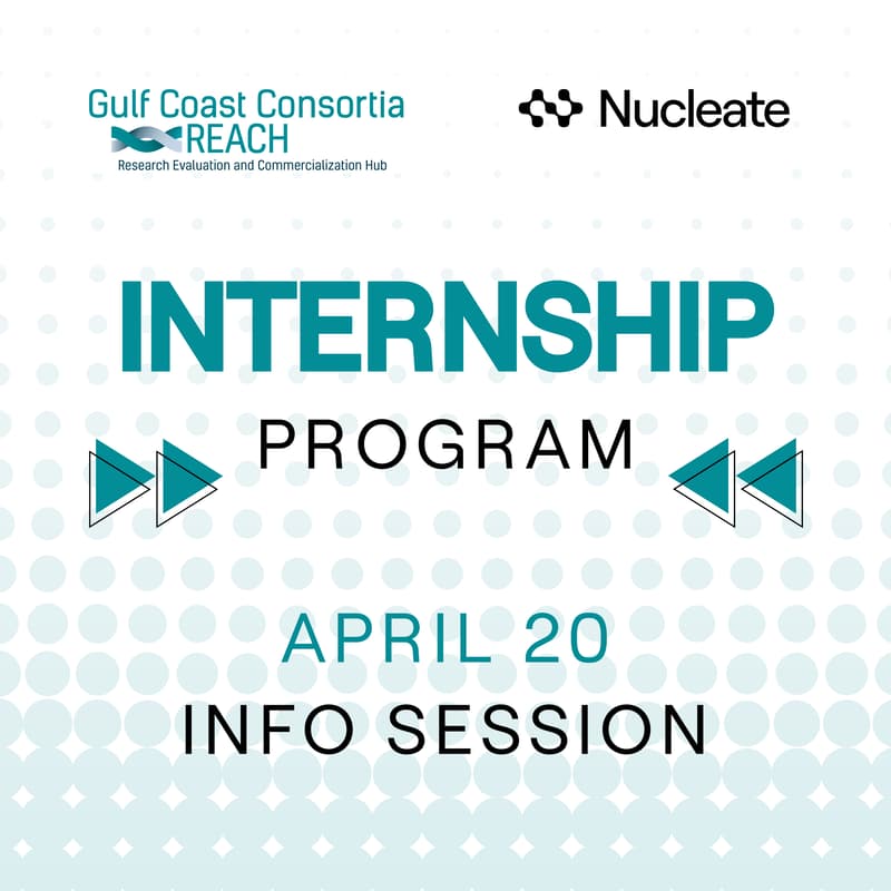Cover Image for GCC REACH x Nucleate Texas Internship Info Session