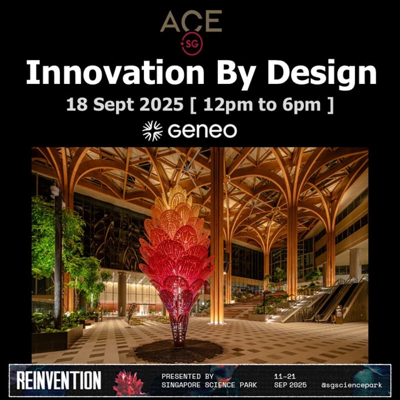 Cover Image for Innovation By Design at Singapore Design Week 2025 @Geneo