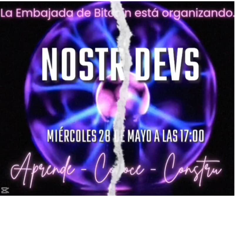 Cover Image for NOSTR DEVS Reunion - El Salvador - Aprender y Conocer y Desarrollar
