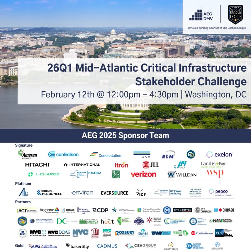 Cover Image for AEG Mid-Atlantic 26Q1 Stakeholder Challenge: Critical Infrastructure
