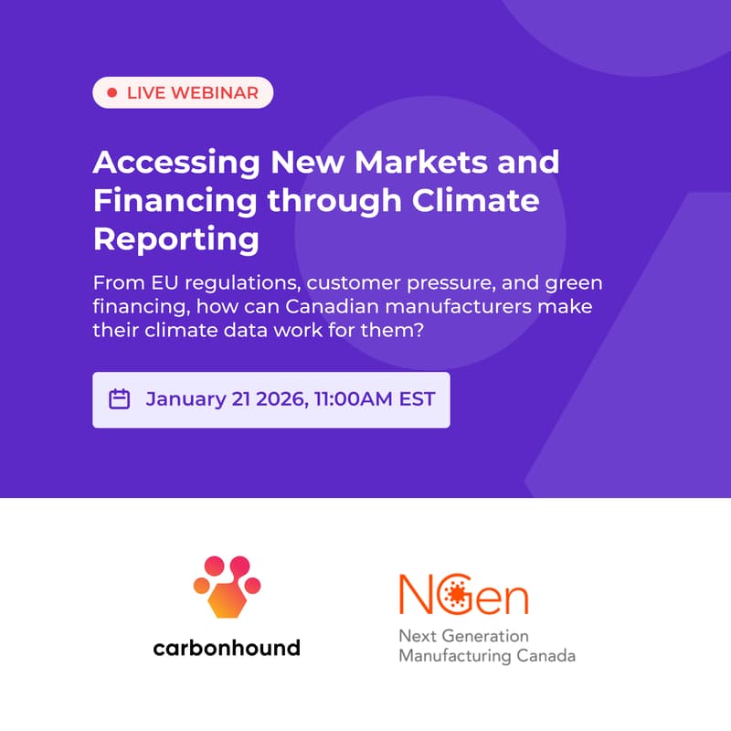 Cover Image for Accessing New Markets and Financing through Climate Reporting
