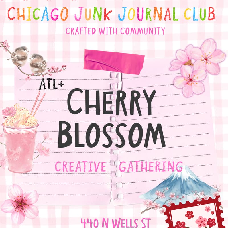 Cover Image for Cherry Blossom Junk Journal Night
