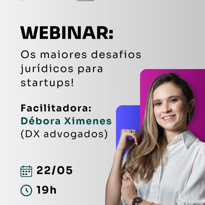 Cover Image for Os Desafios Jurídicos Das Startups com Débora Ximenes