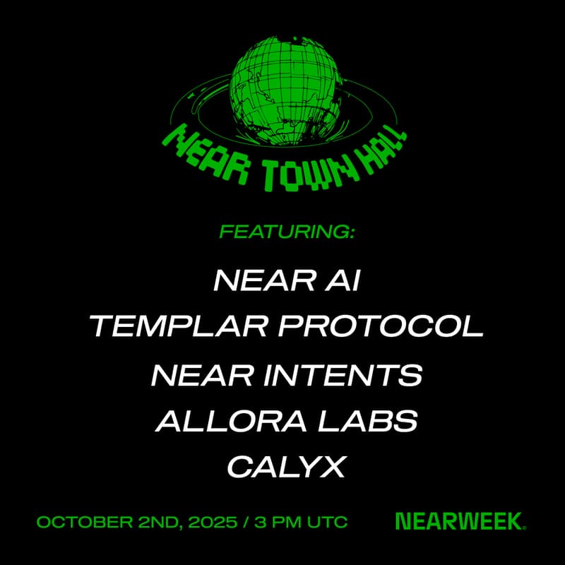 Cover Image for NEAR Town Hall - October 2025