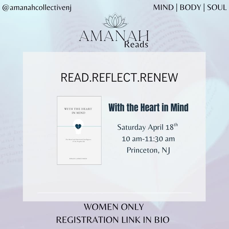 Cover Image for Amanah Reads:                                   With the Heart in Mind