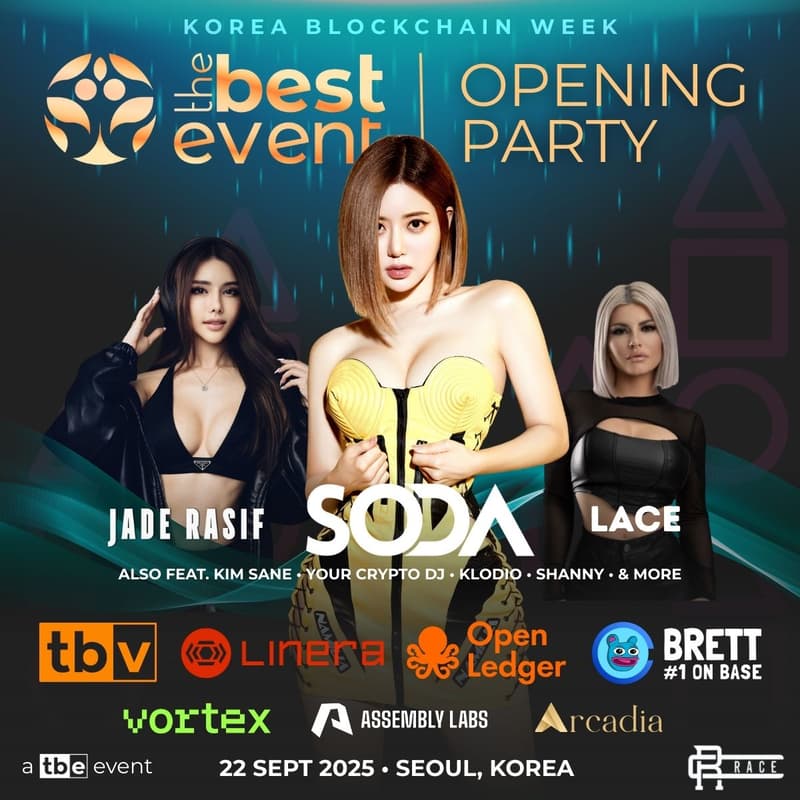 Cover Image for The Best Event: Opening Party @ Korea Blockchain Week