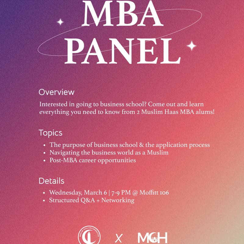 Cover Image for MBA Panel by MTC & MoH