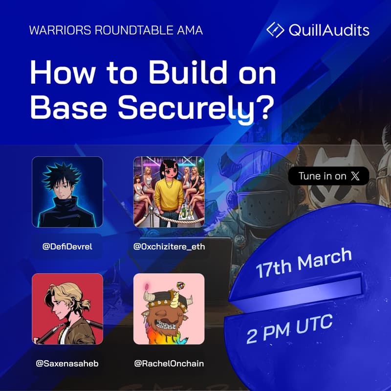 Cover Image for Warriors Roundtable - How to build on Base securely?