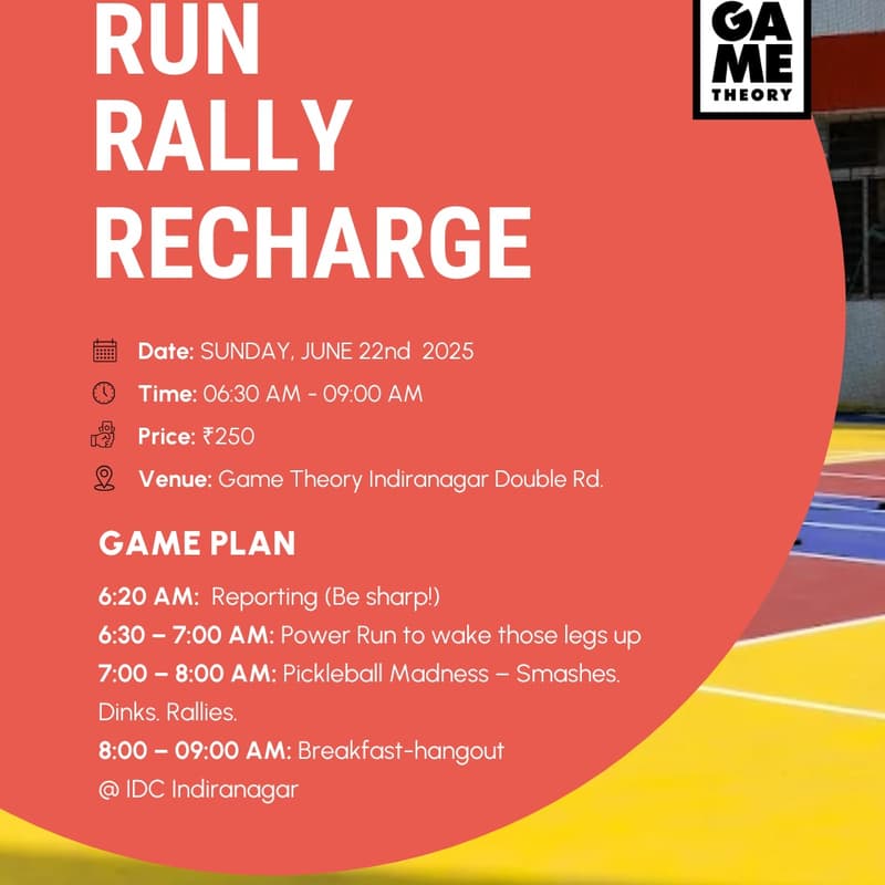 Cover Image for RUN RALLY RECHARGE