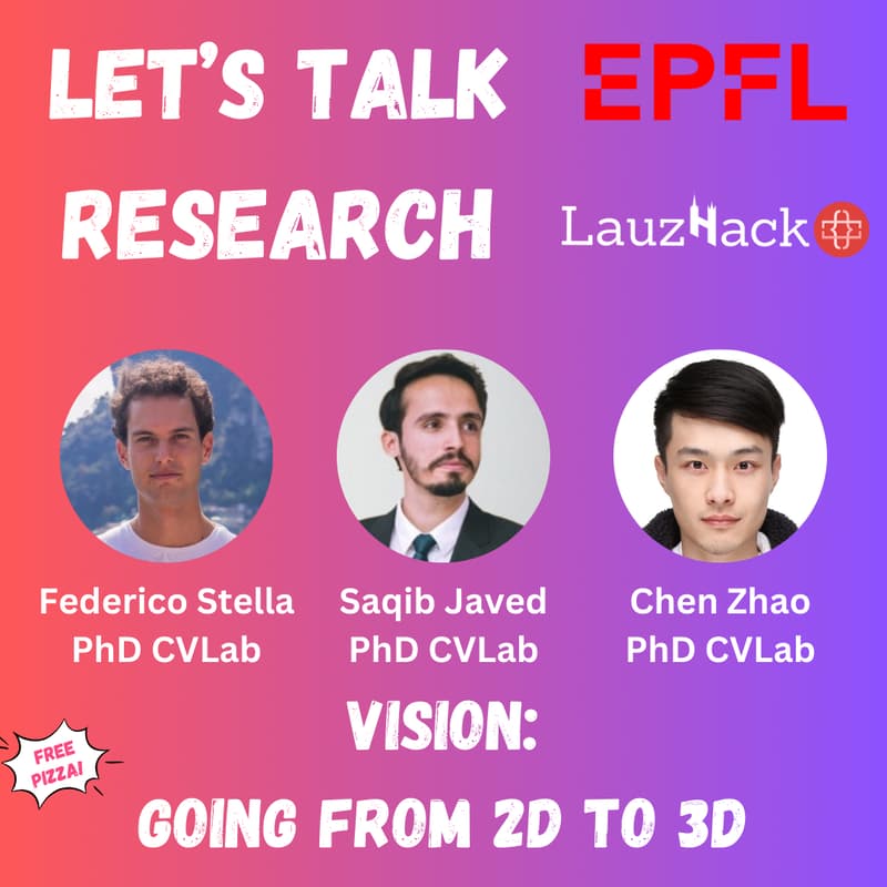 Cover Image for Let's Talk Research: Going from 2D to 3D (CVLab)