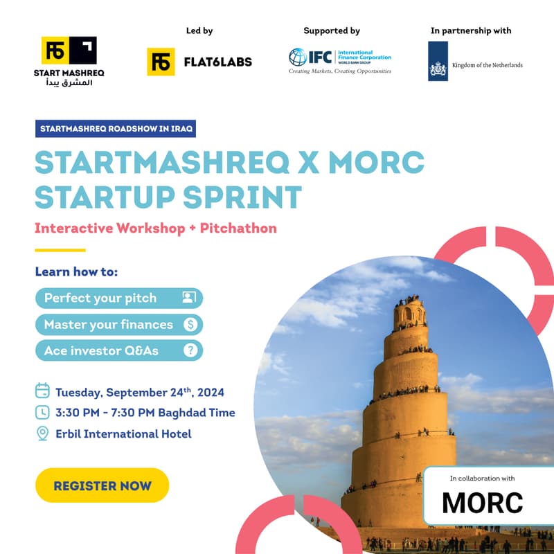 Cover Image for StartMashreq Lab x MORC