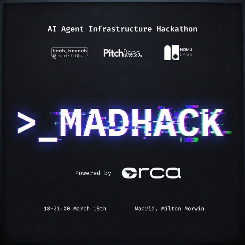 Cover Image for >_MADHACK × Orca — AI Agent Infrastructure Hackathon