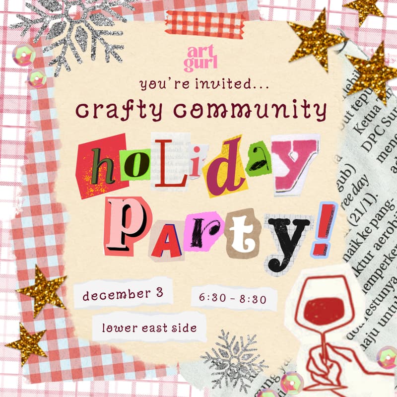 Cover Image for crafty community holiday party with Rose Mansion!