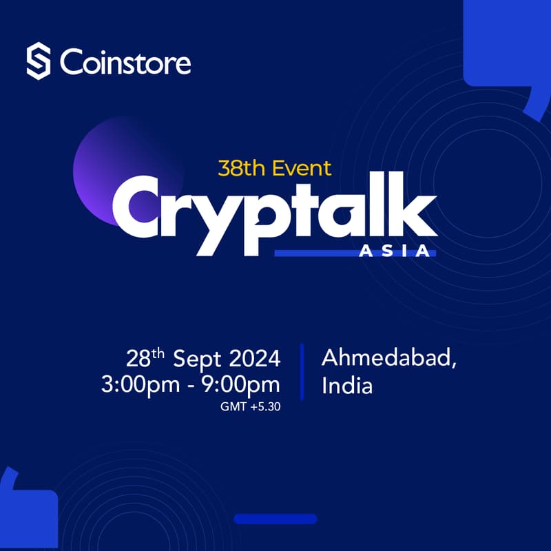 Cover Image for 38th Cryptalk Ahmedabad India