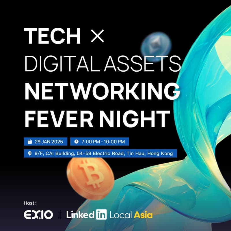 Cover Image for Tech x Digital Assets Networking Thursday Fever Night (Ft. Singapore & HK Workforce Management)