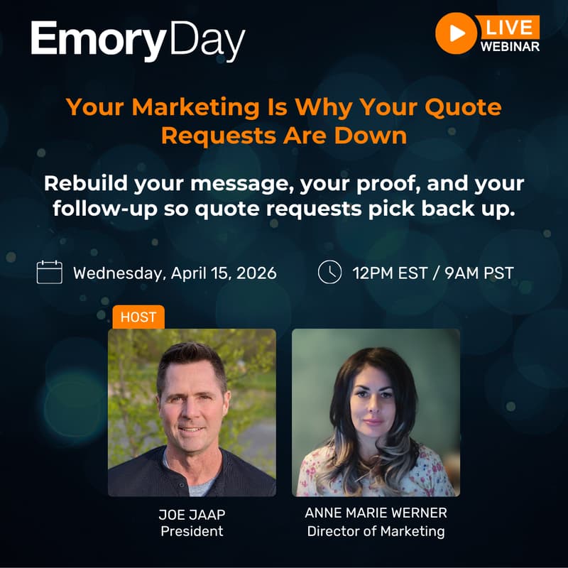 Cover Image for Your Marketing Is Why Your Quote Requests Are Down