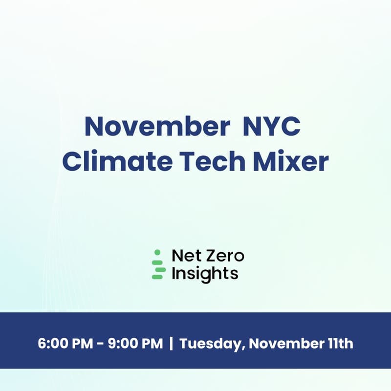 Cover Image for November Climate Tech Mixer