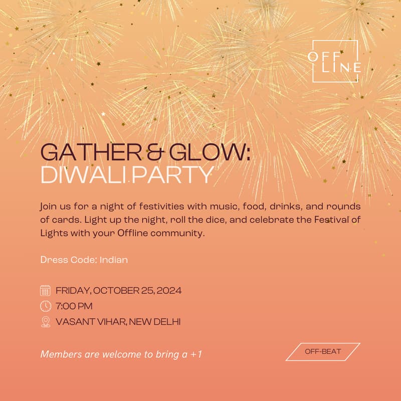 Cover Image for Gather & Glow: Diwali Party (New Delhi)