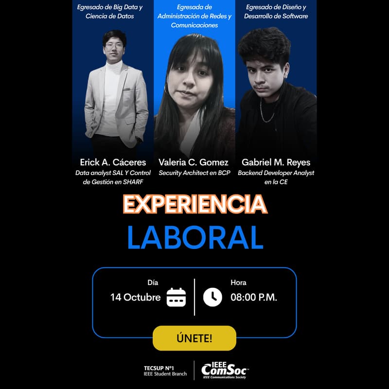 Cover Image for Experiencia Laboral: Charla de egresados