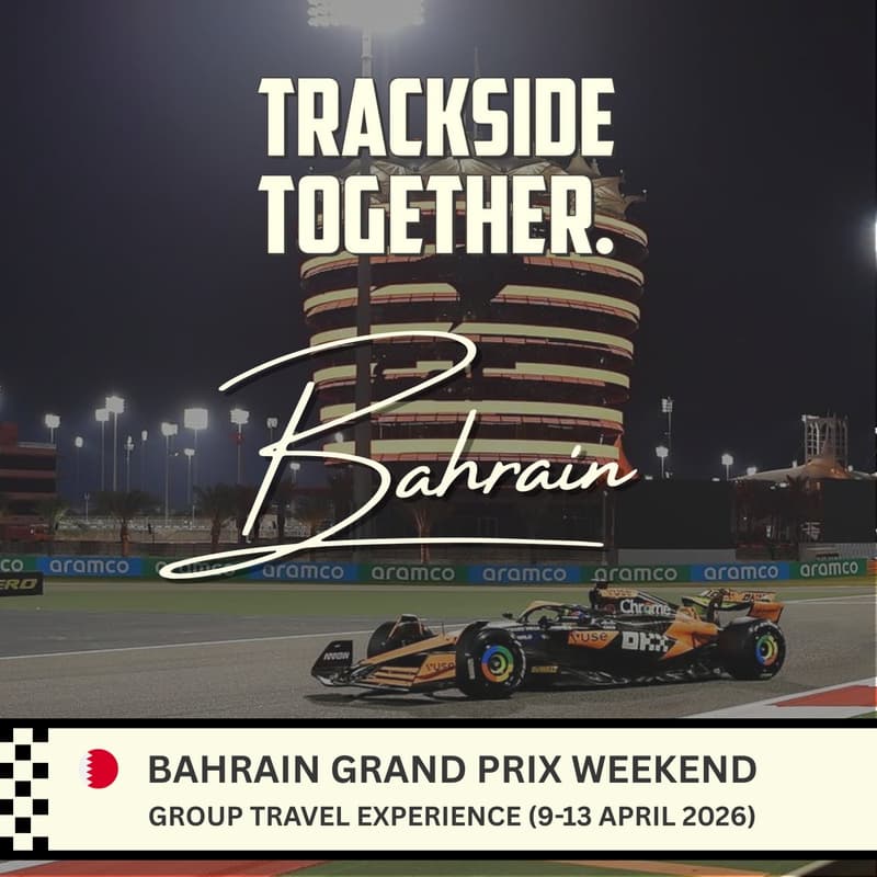 Cover Image for 2026 Bahrain Grand Prix Weekend - Hosted F1 Group Experience