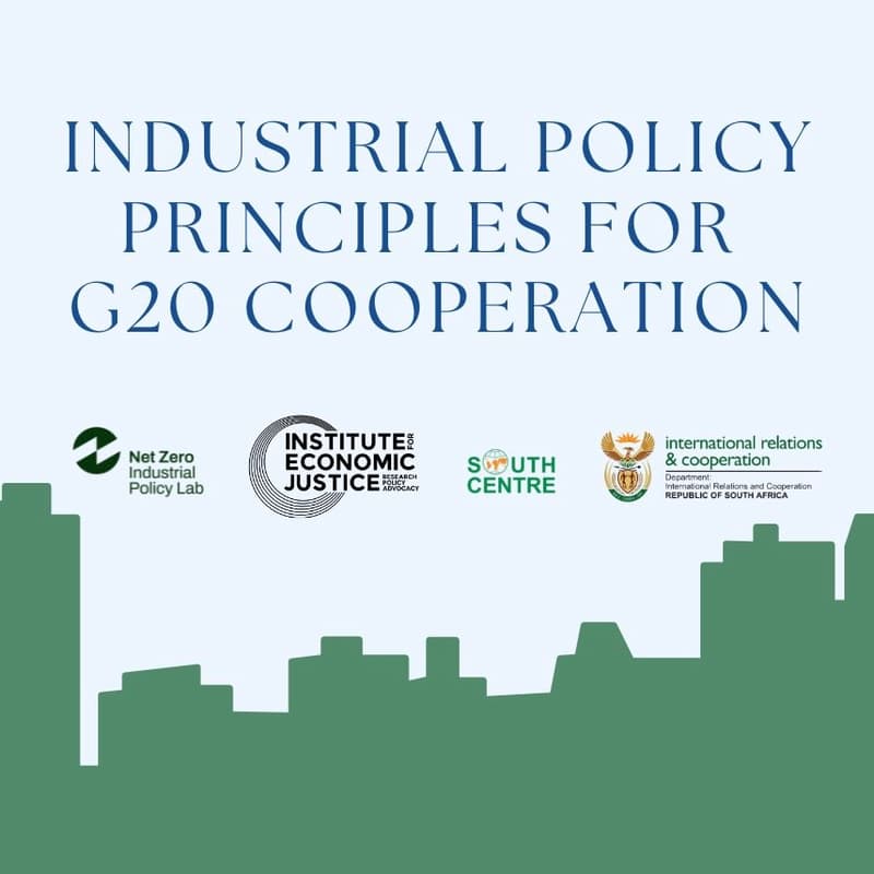 Cover Image for Industrial Policy Principles for G20 Cooperation: Panel Discussion