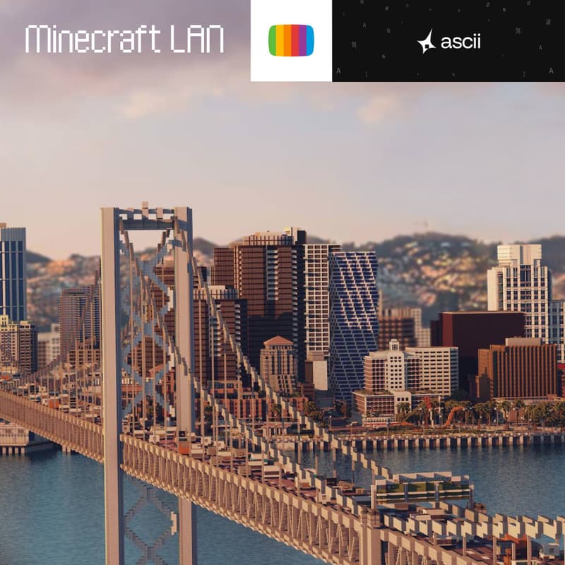 Cover Image for SF Minecraft LAN for AI builders by Silicon Mania & Ascii.dev