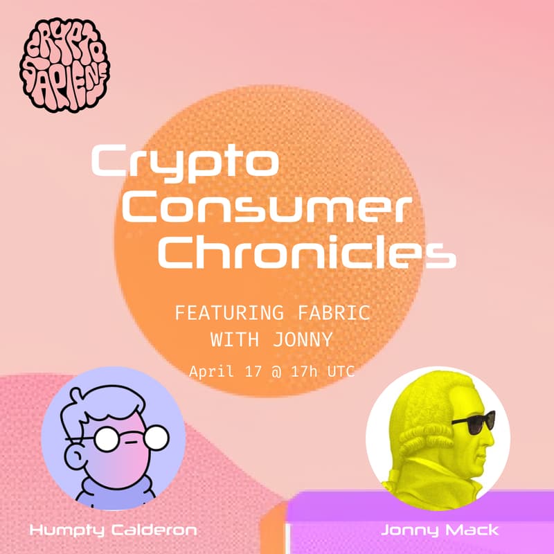 Cover Image for Crypto Consumer Chronicles podcast with Jonny Mack (nonlinear.eth) of Fabric