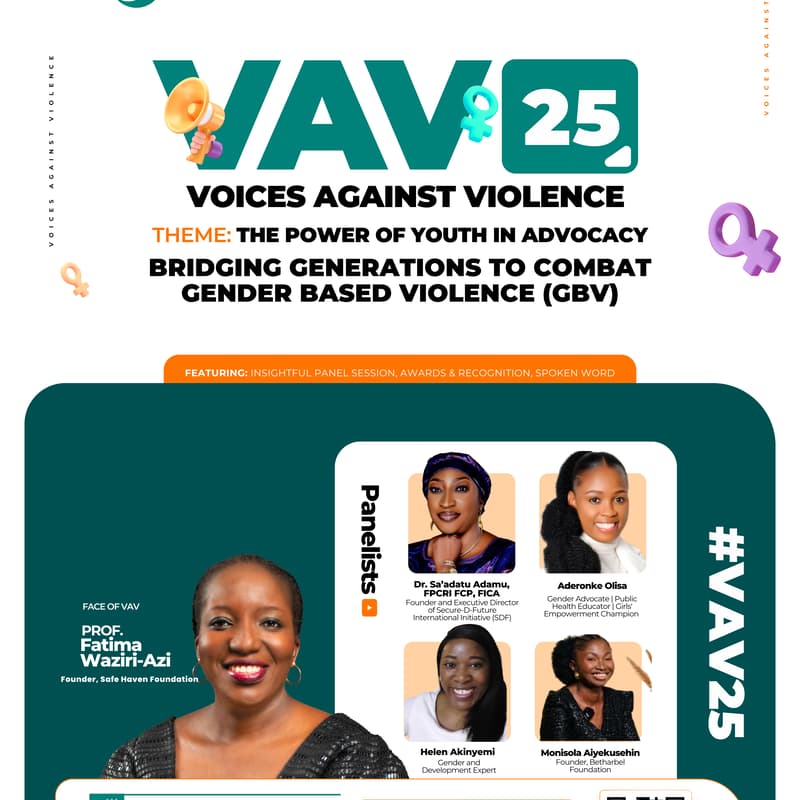 Cover Image for Voices against Violence; VAV25