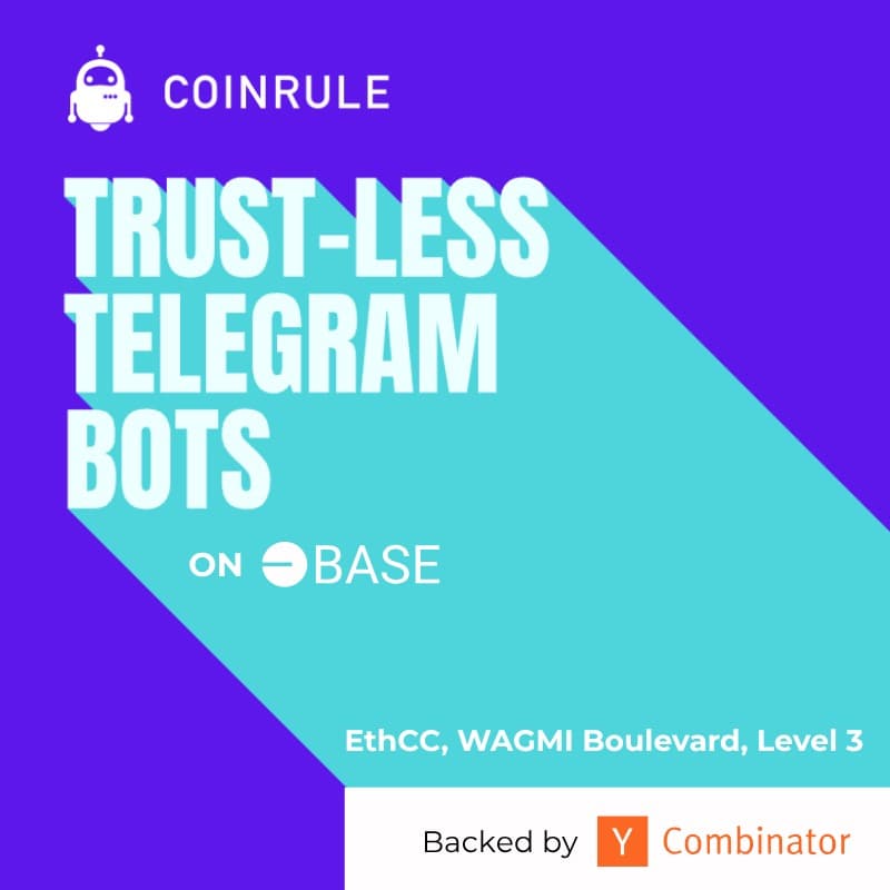 Trustless TG Bots On Base · Luma