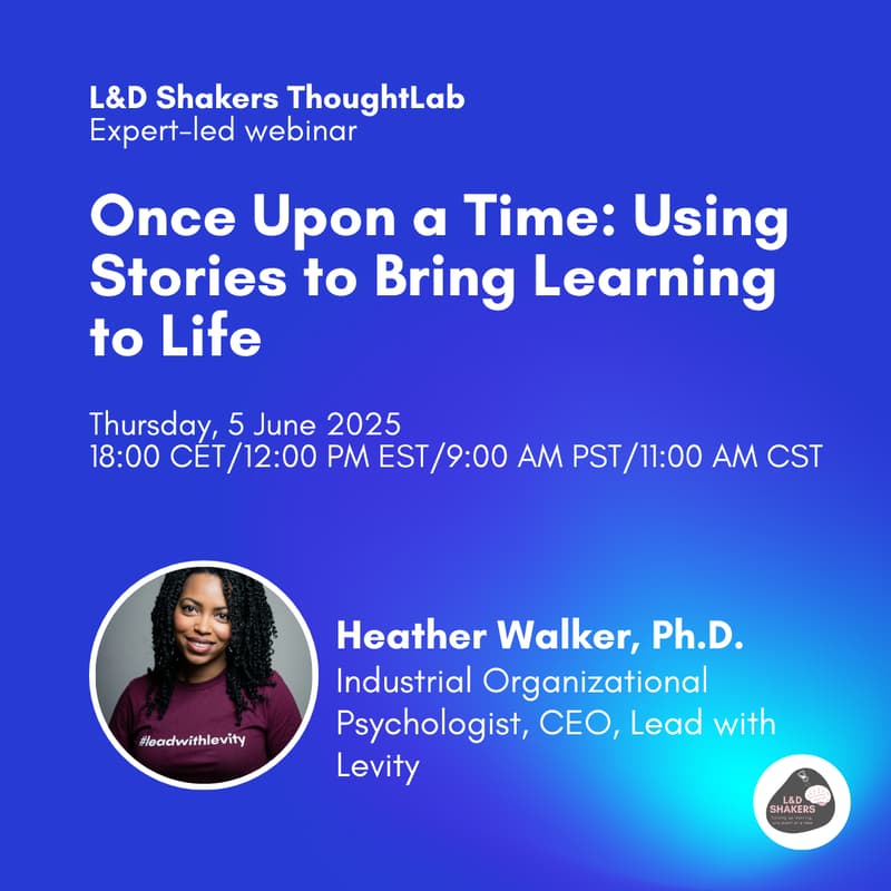 Cover Image for ThoughtLab: Once Upon a Time: Using Stories to Bring Learning to Life