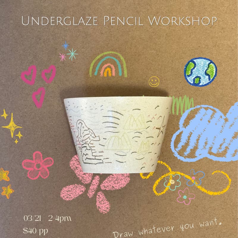 Cover Image for Doodle Your Cup: Underglaze Pencil Workshop