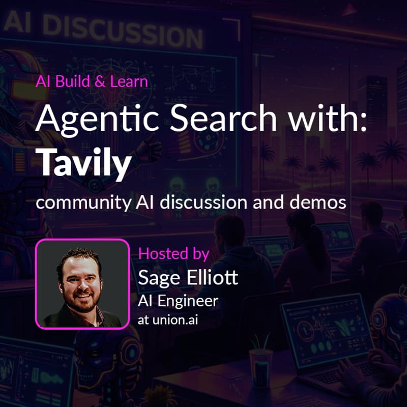 Cover Image for Agentic Search with Tavily - AI Build & Learn #2