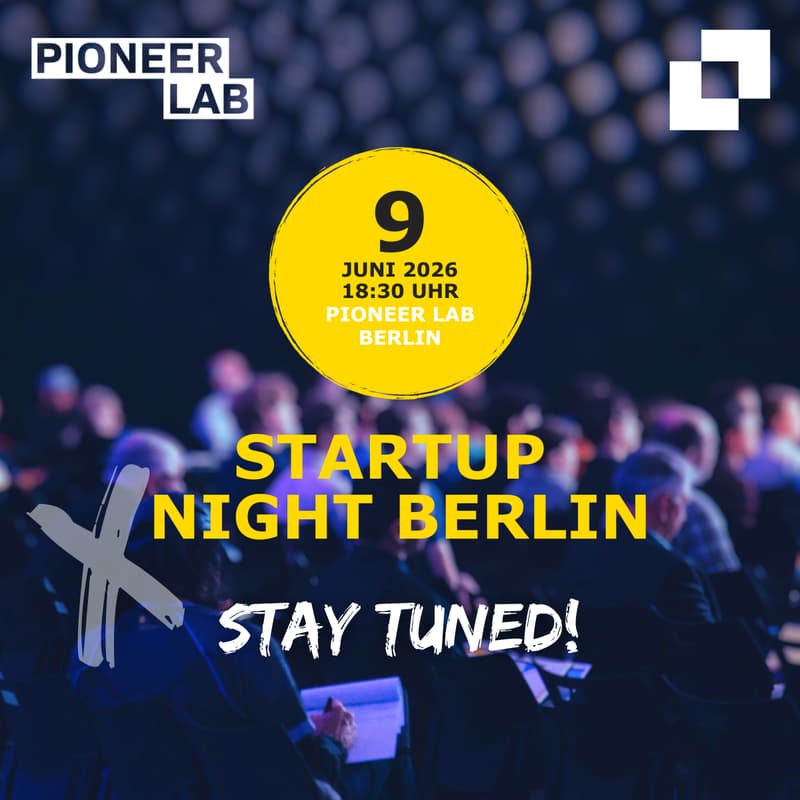 Cover Image for Startup Night Berlin Pioneer Lab