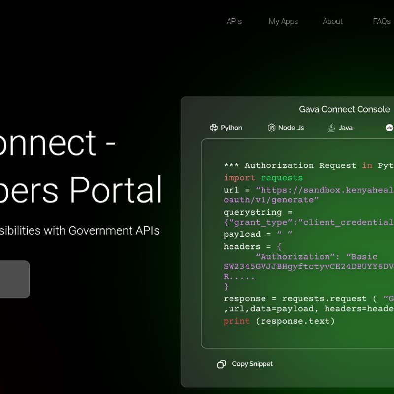 Cover Image for 🚀 Getting Started with Gava Connect (KRA) APIs – A Quick Guide for Developers