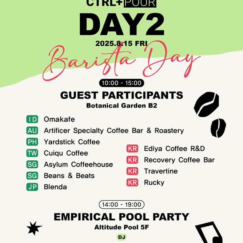 Cover Image for CTRL+POUR DAY 2 | Bar/ista Day