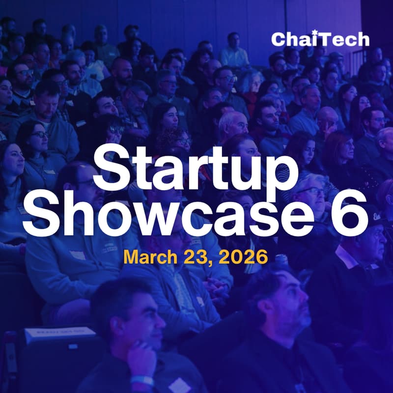 Cover Image for ChaiTech Startup Showcase 6 - Presented by the Ontario Jewish Startup Network