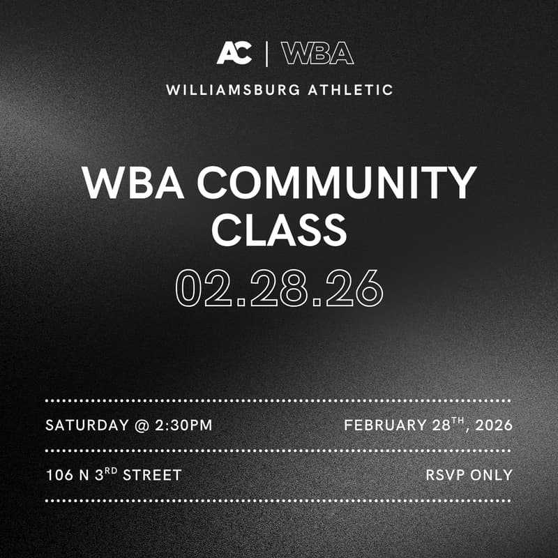 Cover Image for WBA Community Class