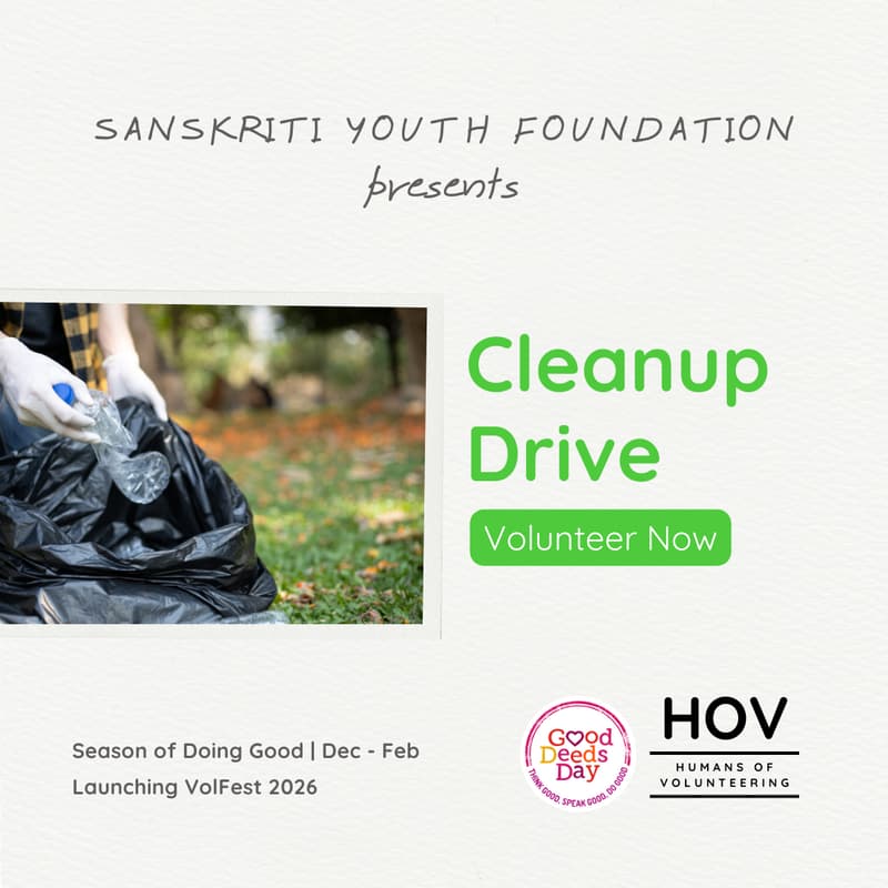 Cover Image for Cleanup Drive & Forest Walk