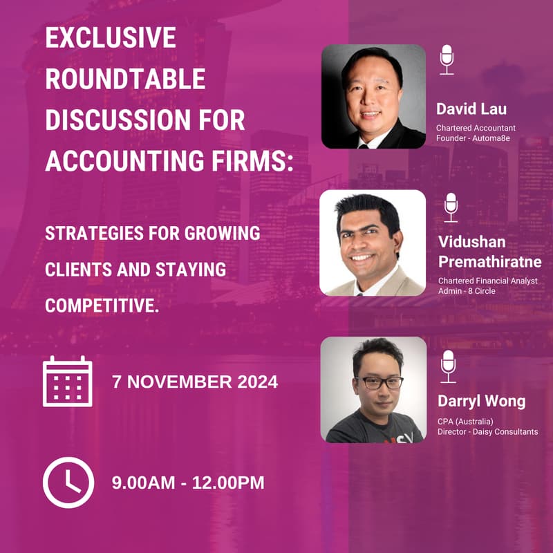 Cover Image for Exclusive Roundtable Discussion - Growing Clients and Staying Competitive for Accounting Firms