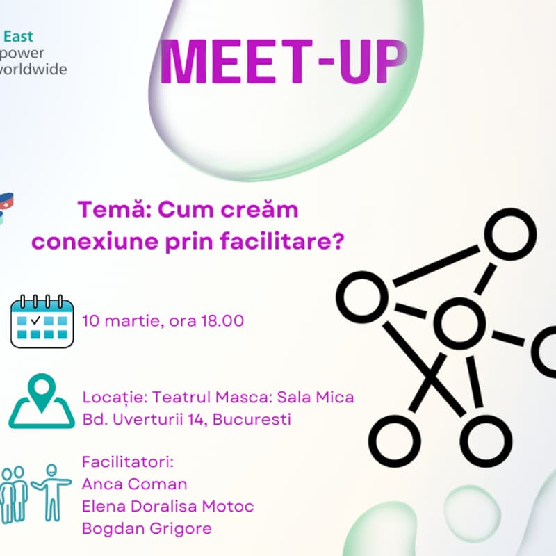 Cover Image for Meetup IAF Romania : Cum creezi conexiune prin facilitare?