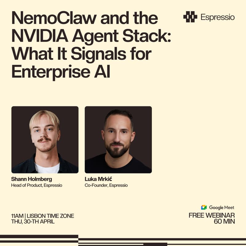 Cover Image for WEBINAR: NemoClaw and the NVIDIA Agent Stack