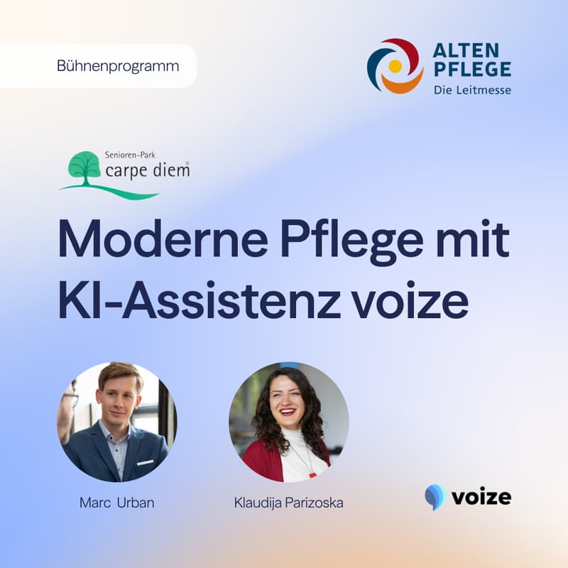 Cover Image for Carpe Diem: Moderne Pflege mit KI-Assistenz voize
