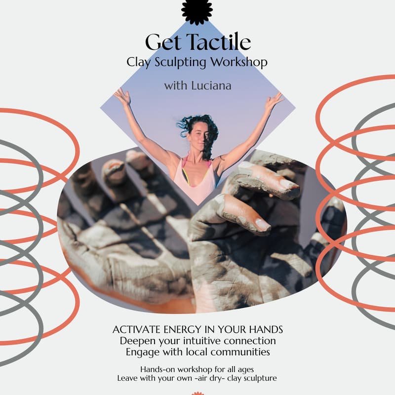 Cover Image for GET TACTICLE Clay Sculpting Workshop with Luciana