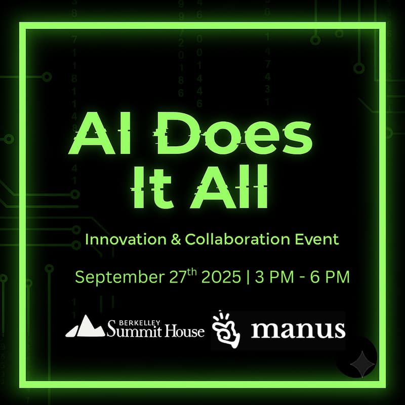 Cover Image for AI Does it All: Berkeley Summit House x Manus AI