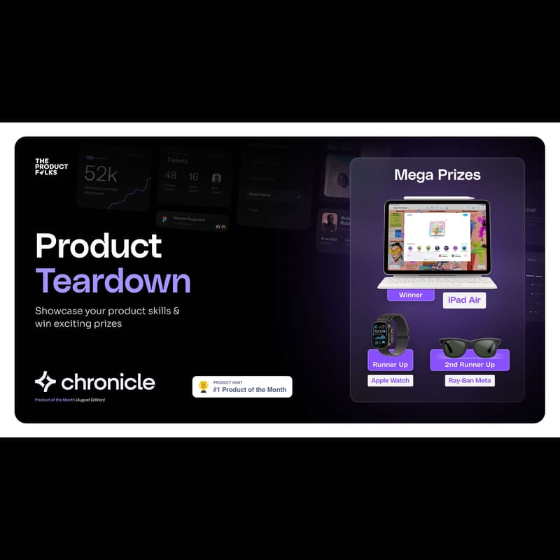Cover Image for Product Teardown Demo Day | TPF X Chronicle