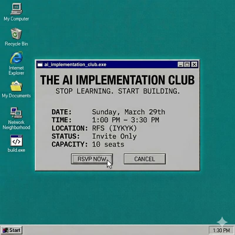 Cover Image for The Ai Implementation Club