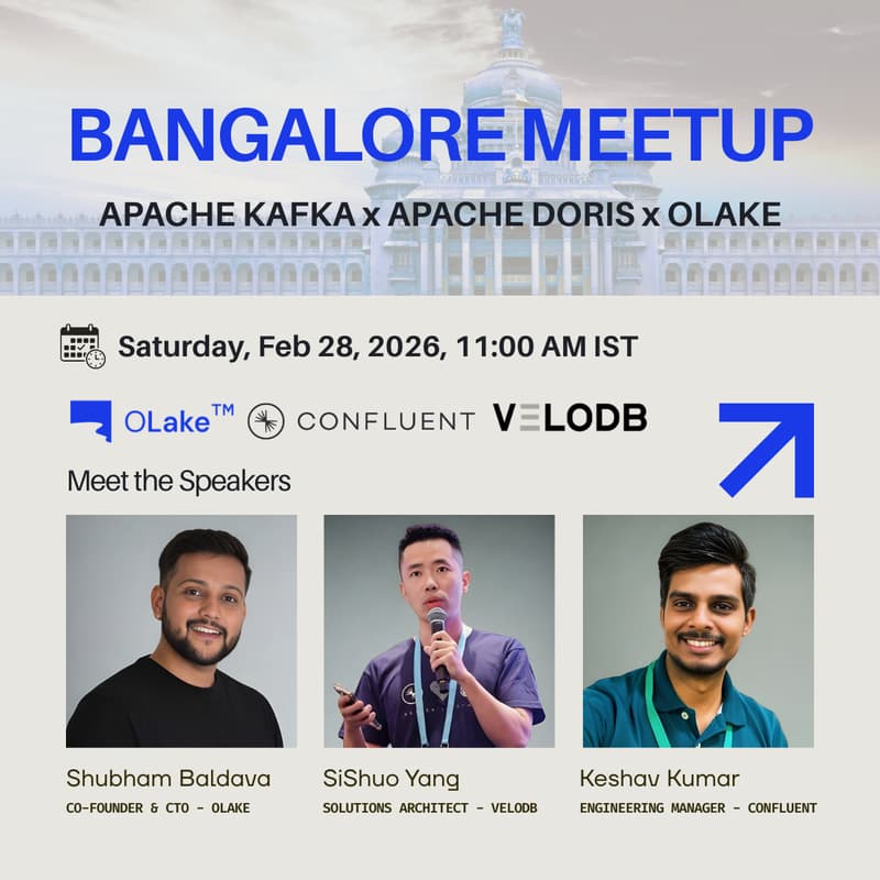 Cover Image for IN PERSON! Apache Kafka® Meetup Bangalore- Feb 2026